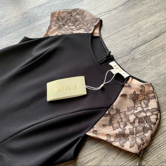NWT Erin by Erin Fetherston Lace Cap Sleeve Sheath Dress - Picture 6 of 15